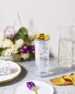 Maars Skinny Acrylic Tumbler with Lid and Straw | 18oz Premium Insulated Double Wall Plastic Reusable Cups - Clear, 2 Pack - Image 7