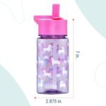 Wildkin Kids 16 Oz Water Bottle – BPA-Free Tritan, Leak-Proof Lid, Durable & Easy to Clean - Unicorn - Image 4