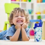 SANDJEST Dinosaur Kids Water Bottle with Straw Lid, Pack of 2 Insulated 12 Oz Stainless Steel Water Bottles for Boys, Travel Cup for School Sports - Image 6