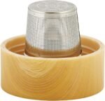 SB Design Studio SIPS F1404 Glass Water Bottle with Built-In Tea Infuser, 12-Ounces, Tea Time - Image 3