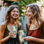 Floral Tumbler 20 oz | Stainless Steel Travel Mug with Lid | Insulated Flower Cup for Coffee, Tea and Iced Drinks | Birthday and Christmas Gifts for Women, Mom and Girlfriend - Image 6