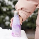 Insulated Water Bottles,17 oz Double Wall Stainless Steel Vacumm Metal Flask for Sports Travel,Marble Dawn - Image 4