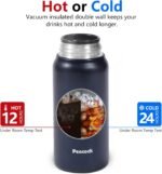 Portable 14oz Coffee Thermos Travel Coffee Tumbler Stainless Steel Insulated Vacuum Bottle for Hot and Cold Drinks Leak Proof Travel Mug with Lid On the Go Cup - Image 5