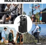 Magnetic Gym Bag for Men, Magnetic Water Bottle Holder, Small Gym Bag for Men, Gym Gifts,Gym Accessories for Women (Black) - Image 5