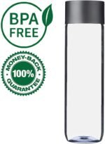 6-Pack Bulk Empty Plastic Juice Or Water Bottles with Caps Reusable 400ml Durable Smoothie [Bottle]s with Black Lids Great Calming great for [Sensory] Crafts - Image 3