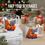 Personalized Funny 'Couch Potato' Insulated Mug with Lid & Handle | Custom Name & Initial Tumbler | Humorous Gift for Dad, Husband, Men, Friends, TV Lovers(B202) - Image 5