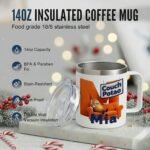 Personalized Funny 'Couch Potato' Insulated Mug with Lid & Handle | Custom Name & Initial Tumbler | Humorous Gift for Dad, Husband, Men, Friends, TV Lovers(B202) - Image 6