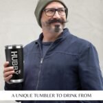 Gifts for Husband from Wife - Wedding Anniversary for Him, Valentines Day, Fathers Day, Birthday Gifts for Him - Present for Husband from Wife - 20 Oz Black Stainless Steel Tumbler - Image 4