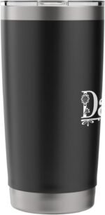 Danielle Name Custom Flower Personalized Botanical Women Mom Stainless Steel Insulated Tumbler - Image 4