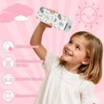 Cat Gifts for Kids, 16oz Cat Water Bottle with Straw Lid, Stainless Steel Insulated Tumbler for Girls, Cats Lovers Present for Kids Teen Girls Boys Women - Image 5