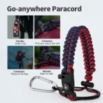 One Gallon Water Bottle Insulated, Triple Wall Vacuum Cold for 48 Hrs & Leak-proof & Non-BPA, 128oz Christmas Stainless Steel Gifts Water Jug with Paracord Handle Straw Spout Lids - Image 5