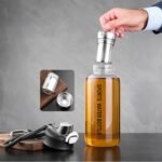 Glass Tea Infuser Bottle 33oz - Gass Tea Tumbler with Infuser, Borosilicate Glass Water Bottle with Straw,Sleeve,Lock Lid and Handle, Travel Tea Bottles for Workout Gym - Image 4