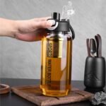 Glass Tea Infuser Bottle 33oz - Gass Tea Tumbler with Infuser, Borosilicate Glass Water Bottle with Straw,Sleeve,Lock Lid and Handle, Travel Tea Bottles for Workout Gym - Image 5