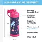 THERMOS 410mL Stainless Steel Non-Licensed FUNtainer® Bottle, Unicorn, 14 oz - Image 3