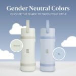 Jili All-in-One Baby Bottle, Insulated Stainless Steel Bottle with Formula Container, Anti-Colic Nipple, and Leak-Proof Lid, Baby Essentials for Travel, BPA and Phthalates-Free, Almond, 8 oz. - Image 7