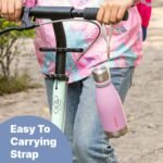 VINUR 9 oz Small Water Bottle for Kids-Stainless Steel Vacuum Insulated Water Bottle for School-Cola Shape Leak Proof Flask with Carry Rope, Royal Blue - Image 5