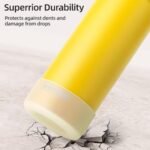 koodee Water Bottle with Straw, 18 oz Stainless Steel Vacuum Insulated Water Bottle, Reusable Water Bottle for School, BPA-Free (Yellow) - Image 3