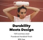 MiiR Wide Mouth Water Bottle - 32oz Insulated Water Bottle in Stainless Steel with Double Wall Vacuum Insulation, Leakproof Design, Keeps Drinks Hot or Cold - Image 5