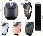 Wrist Sports Water Bottle with Adjustable Hand Strap 7 oz/200 ml Soft Silicone BPA-Free for Hydration Morning Jogging Running Climbing Hands-Free Exercise (Black) - Image 8