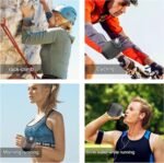 Wrist Sports Water Bottle with Adjustable Hand Strap 7 oz/200 ml Soft Silicone BPA-Free for Hydration Morning Jogging Running Climbing Hands-Free Exercise (Black) - Image 10