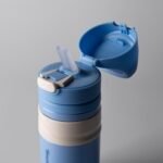 Tommee Tippee Insulated Flip Top Sporty Spill-Proof 11oz Toddler Water Bottle, Sippy Cups for Toddlers 1-3, Push-To-Open Lid Helps Keep Spout Clean, BPA Free, Blue and Red, Pack of 2 - Image 3