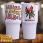 Trendy Cardinal Is My Spirit Animal Coffee Tumbler Gift Idea Customized Name Tumbler Personalized With Lid Engraved 30oz with Lid - Image 3