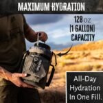 Iron Infidel Battle Bottle - One Gallon Insulated Water Bottle with Dual Carry Handles - 128 oz Tactical Stainless Steel Water Jug & Rugged Extra Large Sleeve With Storage (Betsy 128 Ounces) - Image 3