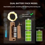 6-Pack LED Bottle Lights with Dual Battery Pack, 6.6ft 20 LEDs, Twice The Runtime, Warm White for Indoor & Outdoor Christmas Décor.(6 Pack, Warm White（Dual Battery Pack）) - Image 6