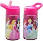 Disney Princess Stainless Steel Water Bottle for Girls - Bundle with 14 Oz Reusable Canteen for Home, School, Plus More Princess Water Bottle - Image 3