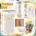 4 Pcs To My Sister Valentines Gift Set, Sister Valentine's Birthday Gifts 20 oz Stainless Steel Tumbler Leather Journal Pen Socks Present Ideas Anniversary Wedding Party for Mother's Day - Image 4