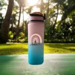 Auntie 32 oz Water Bottle with Times Marker to Drink and Straw, Carrying Strap, Leakproof BPA-Free, Ensure You Drink Enough Water for Fitness, Gym, Camping, Outdoor Sports - Image 5