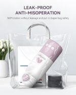 Portable Baby Bottle Warmer for Travel, Portable Milk Warmer with Fast Heating & Long Battery Life, Instant Breast Milk, Formula/Water Bottle with 12 Ounces Big Capacity, Baby Flask for Vehicle - Image 4