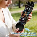Game Gifts for Kids - 18oz Gamer Water Bottle with Straw & 2 Lid, Game Play Kids Stainless Steel Water Bottle, Insulated, Leak Proof, BPA-Free, for School, Travel, Gamer Gift Cup for Boys Girls - Image 9