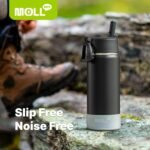 Small Water Bottle for Kids-12 oz Stainless Steel Double Wall Vacuum Insulated Sports Water Bottle with Straw-Reusable Metal Water Flask for School (Apple Green) - Image 6