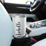 Michelle Personalized Name Travel Mug Stainless Steel Insulated Tumbler - Image 7