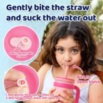 Tronco 14 oz Kids Insulated Tumbler with Handle & Spill Resistant Flexible Straw, BPA-Free Stainless Steel Toddler Cups with Lids, Splash-Proof Kid Drinking Cup Travel Mugs, Easy to Clean - Image 6