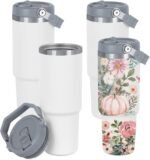 18 Oz Sublimation Water Bottle Blanks for Kids, Stainless Steel Double Insulated Sublimation Tumblers, Leak Proof Straw Cup for School, Gifts and Travel, BPA Free (8 Pack) - Image 3