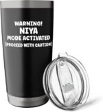 NIYA Personalized Women's Gift Custom NIYA Stainless Steel Insulated Tumbler - Image 4