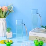 Olgaa 24 Pcs Water Bottle Bulk 16oz Kids Water Bottle Reusable Leak Portable Plastic Sports Drink Water Bottles With Handle Strap for Cycling Camping Hiking Gym Yoga (Blue) - Image 4