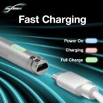 BoxWave Stylus Pen Compatible with ZMHQLPDZ Smart Water Bottle (Insulated Bottles) - AccuPoint Active Stylus, Electronic Stylus with Ultra Fine Tip - Metallic Silver - Image 5