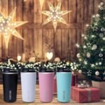 GiNT 17oz Travel Mug with Infuser and Two Lids. Vacuum Insulated 316 Stainless Steel Coffee Mug. Dishwasher Safe Mug with Tea Strainer for Hot and Cold Brew Coffee or Tea(White) - Image 9