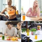 Juice Bottles with Lids – 4 Pack 10 OZ Wide Mouth Glass with Stainless Steel Lids – Reusable Beverage Containers for Juice, Smoothies, Milk, Water – Leakproof, BPA-Free, Dishwasher Safe - Image 5