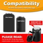 Jmoe USA Straw Lid for RTIC Jugs | Fits Half Gallon and One Gallon Water Bottles | Flip Straw Design, Tougher Grip, Thicker Steel, and Better Gasket | Made of BPA Free, Food-Grade Plastic - Image 3