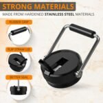 Jmoe USA Straw Lid for RTIC Jugs | Fits Half Gallon and One Gallon Water Bottles | Flip Straw Design, Tougher Grip, Thicker Steel, and Better Gasket | Made of BPA Free, Food-Grade Plastic - Image 5