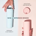 Maars Skinny Acrylic Tumbler with Lid and Straw | 18oz Premium Insulated Double Wall Plastic Reusable Cups - Matte Black, 8 Pack - Image 6