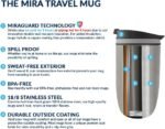 MIRA 16 oz Travel Coffee Mug - Insulated Stainless Steel Tumbler with Screw Lid - Olympic - Image 7