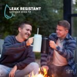 Simple Modern 50 oz Mug Tumbler with Handle and Straw Lid | Reusable Insulated Stainless Steel Large Travel Jug Water Bottle | Gifts for Women Men Him Her | Trek Collection | 50oz | Graphite - Image 6