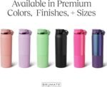 BrüMate Rise 25oz Water Bottle With 100% Leakproof Covered Silicone Straw | Insulated Stainless Steel Water Bottle With Removable Straw | Fast Flow | Soft Sip Silicone Spout | BPA-Free (Java) - Image 3