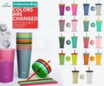 Plastic Tumblers with Lids and Straws - 9 Packs 24oz Color Changing Cups Thick Plastic Cups With Lids And Straws-Reusable Cup With Lids And Straws-Kids Cup With Straws And Lids-SmoothieCup - Image 8
