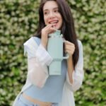 40oz Tumbler with Handle,Double Wall Vacuum Reusable Stainless Steel Insulated Water Bottle,With Leak Proof lid and Straw for Iced or Cold Beverages (Blue Haze) - Image 7